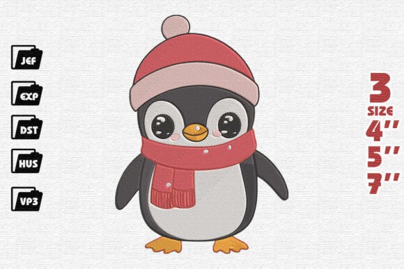 Adorable Winter Penguin with Beanie and Scarf Review