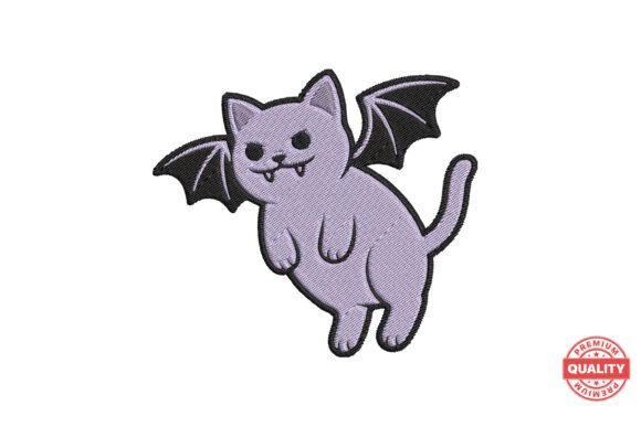 Bat Wing Vampire Cat Embroidery Review