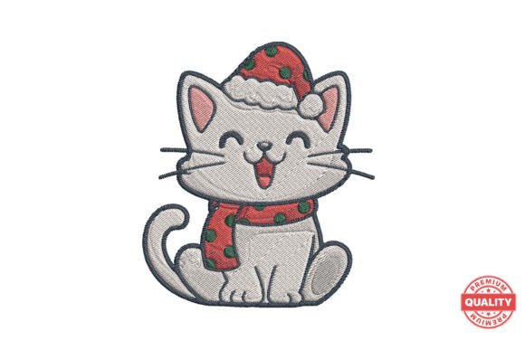 Christmas Cat Embroidery: A Boutique Designer Review