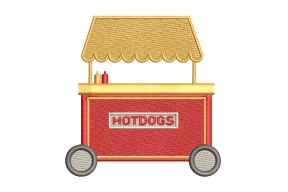 Classic Hot Dog Stand Embroidery Design Review