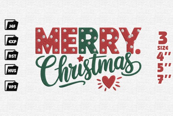 Festive Marquee Merry Christmas Embroidery Review