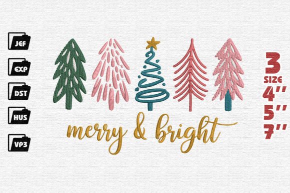 Modern Merry Bright Christmas Embroidery Review