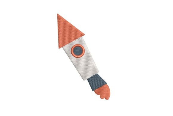 Retro Rocket Ship Embroidery Design Review