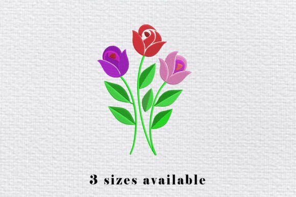 Tulip Flower Embroidery Design File Review