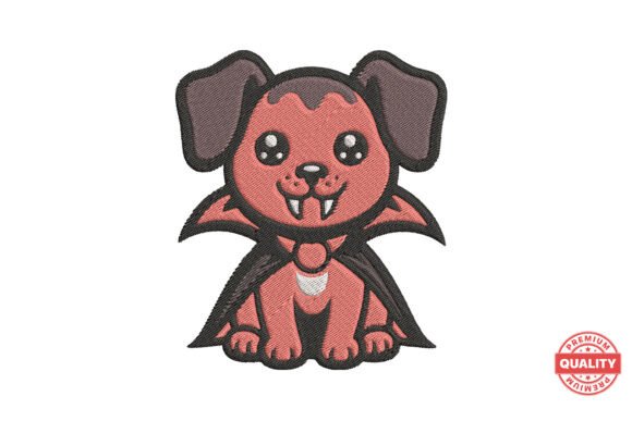 Vampire Dog Halloween Embroidery Review