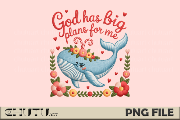 Whale Embroidery Faith PNG: A Boutique Review